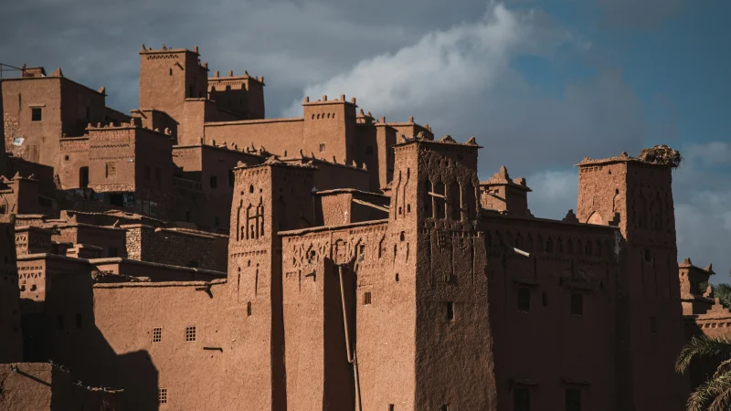 Ancient mud-brick fortress of Aït Ben Haddou in southern Morocco